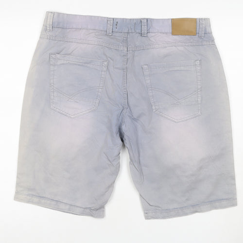 Firetrap Men’s Grey 2XL 100% Cotton 5-Pocket Denim Shorts