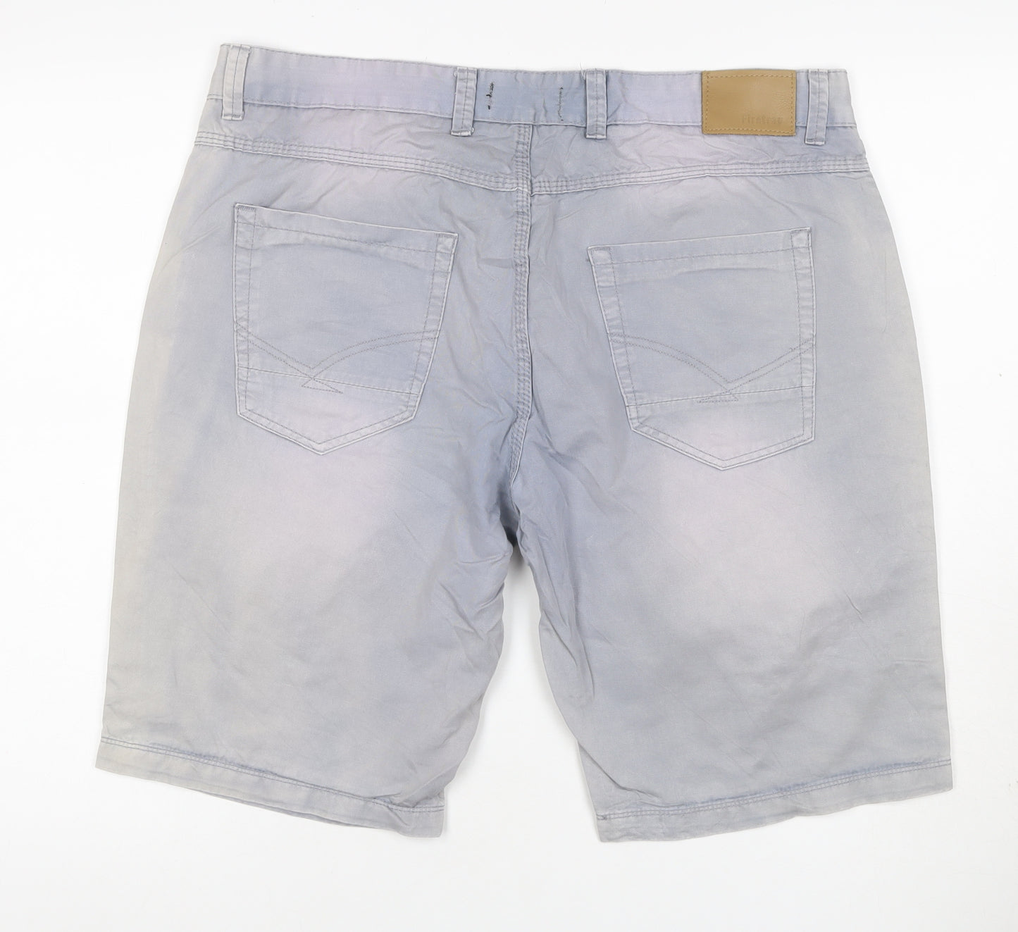 Firetrap Men’s Grey 2XL 100% Cotton 5-Pocket Denim Shorts