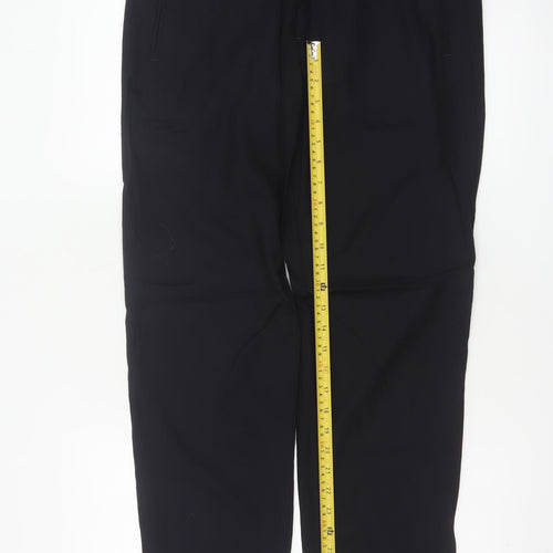 COS Women Black UK 20 100% Wool Tapered Tailored Trousers