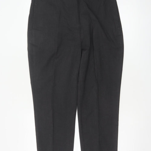 Marks and Spencer Women's Grey Size 14 Tapered Smart Trousers