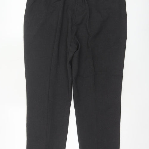 Marks and Spencer Women's Grey Size 14 Tapered Smart Trousers