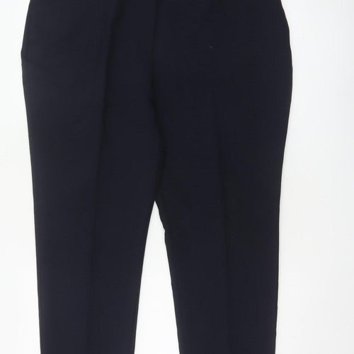 Bonmarché Women’s Navy Size 18 Tapered Smart Trousers Pockets