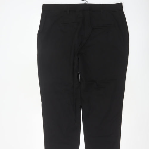 Next Women’s Black UK 18 Petite Slim Tailored Trousers 28in