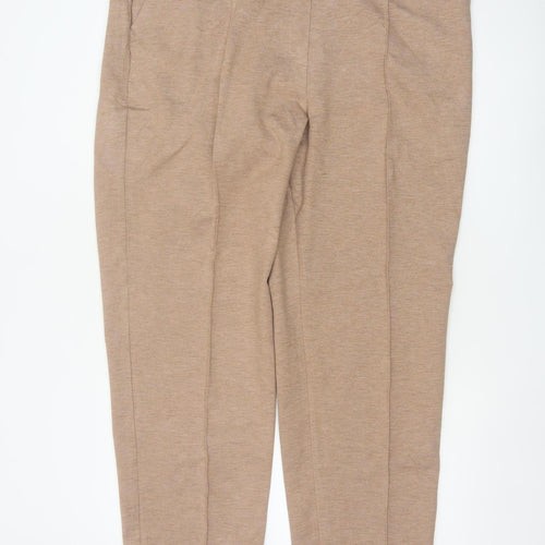 Marks & Spencer Women’s Beige UK 22 Tapered Tailored Trousers