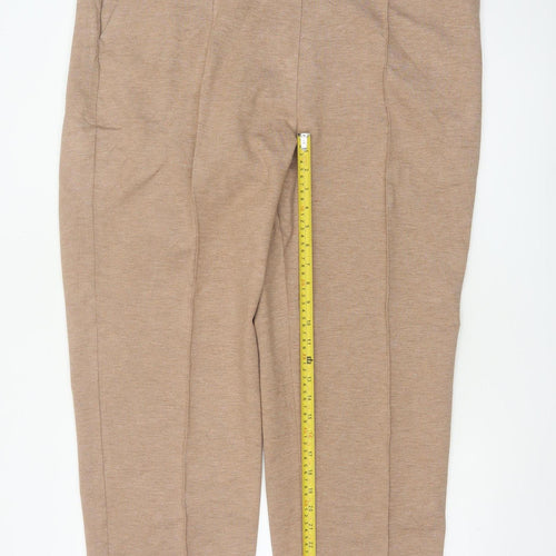Marks & Spencer Women’s Beige UK 22 Tapered Tailored Trousers