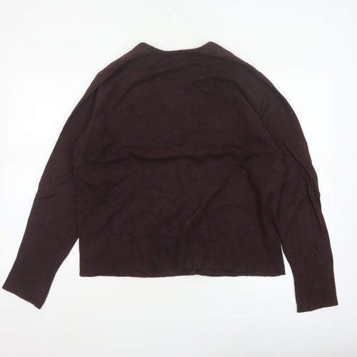 Old Navy Women’s Brown 2XL Stretch Knit Button Cardigan Long Sleeve