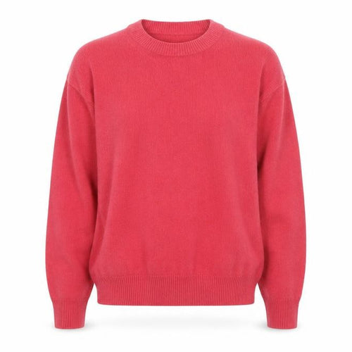 Uniqlo Women Pink S 100% Wool Crew Neck Raglan Pullover Jumper