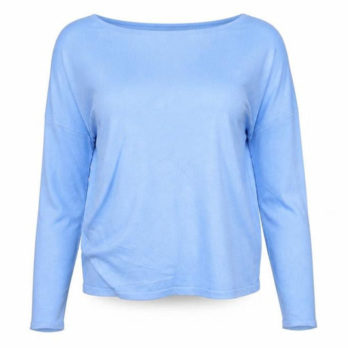 Phase Eight Women’s Blue XS Viscose Knit Crew Neck Pullover Jumper