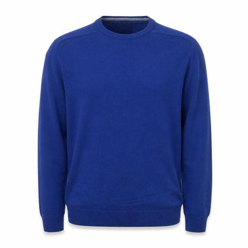 Blue Harbour Men’s Blue L Lambswool Crew Neck Pullover Jumper