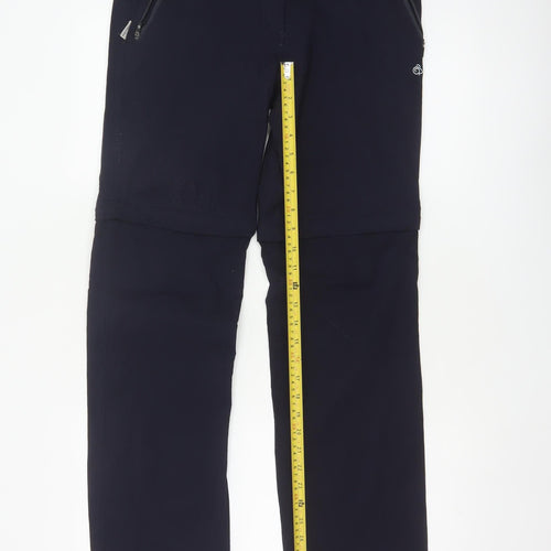 Craghoppers Women’s Navy UK 10R Convertible Zip-Off Walking Trousers