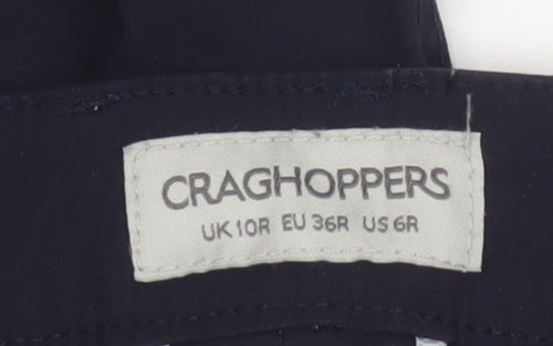 Craghoppers Women’s Navy UK 10R Convertible Zip-Off Walking Trousers