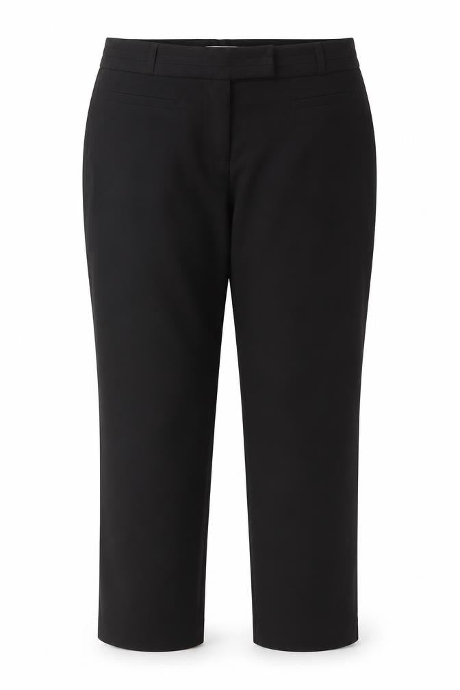 Wallis Women’s Black Petite UK 12 Tailored Straight Leg Trousers