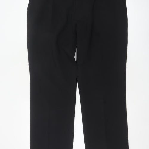 Farah Classic Men’s Black 38W 29L Straight Dress Trousers