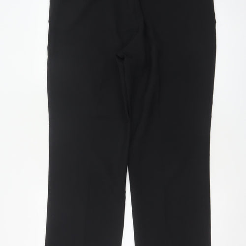 Farah Classic Men’s Black 38W 29L Straight Dress Trousers