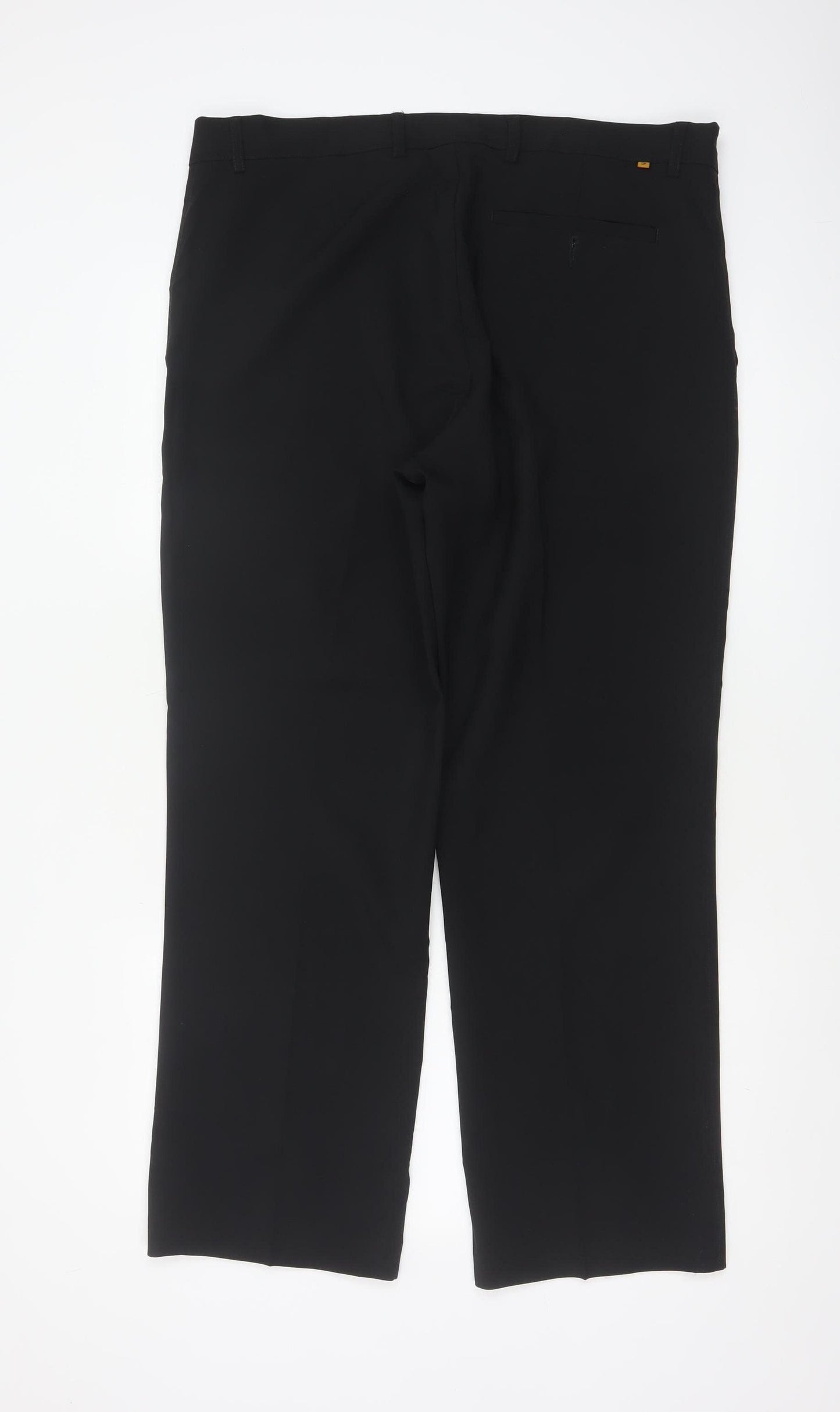 Farah Classic Men’s Black 38W 29L Straight Dress Trousers