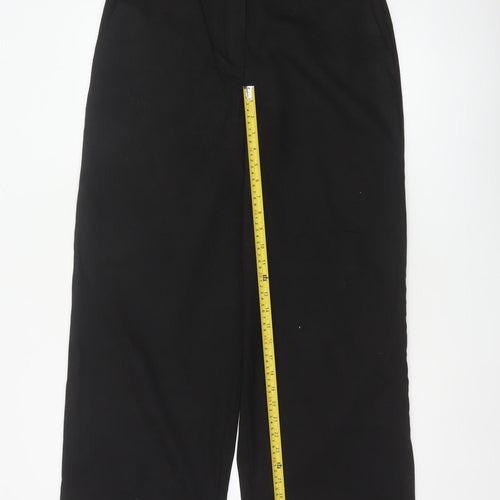 Next Women’s Black UK 14 Tailored Wide-Leg Dress Trousers