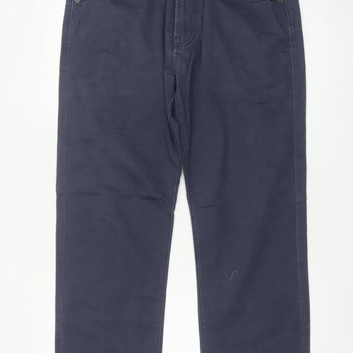 Kirkland Signature Men’s Navy 34x30 Straight 5-Pocket Trousers