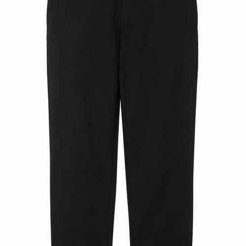 Marks and Spencer Men Black 36in Wool Tailoring Performance Dress Trousers