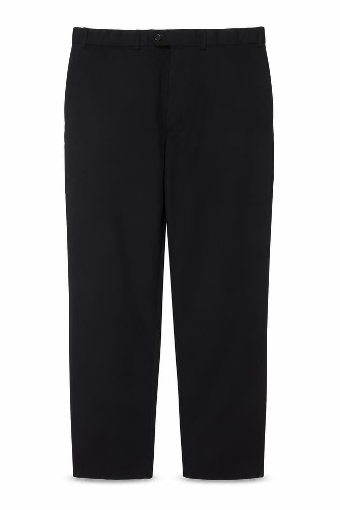Marks and Spencer Men Black 36in Wool Tailoring Performance Dress Trousers