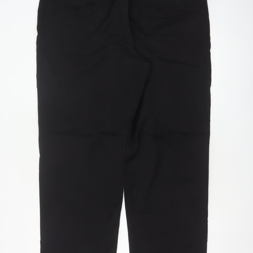 Marks and Spencer Men Black 36in Wool Tailoring Performance Dress Trousers