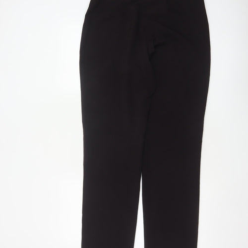 Nicole Farhi Women’s Black UK 14 Wool Blend Straight Tailored Trousers