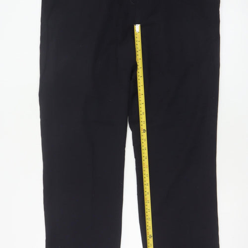 Marks & Spencer Men’s Black 38in Regular Fit Dress Trousers 29in Leg