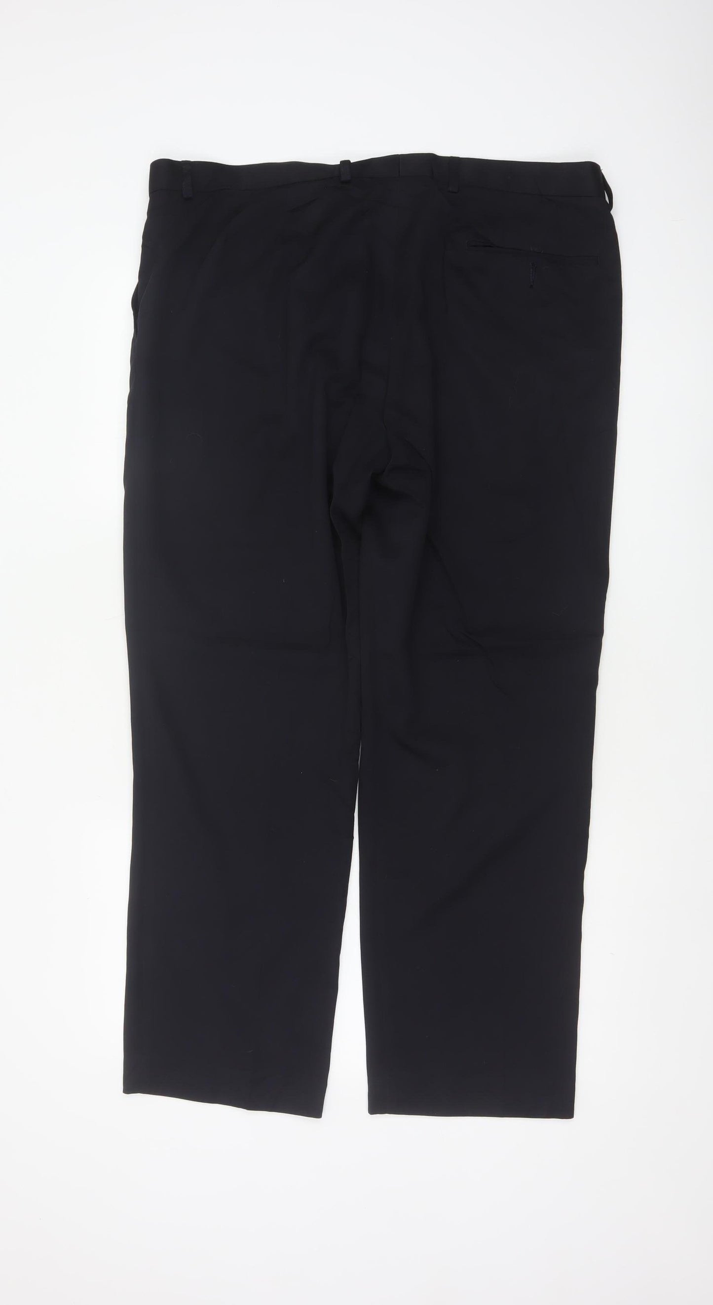 Marks & Spencer Men’s Black 38in Regular Fit Dress Trousers 29in Leg