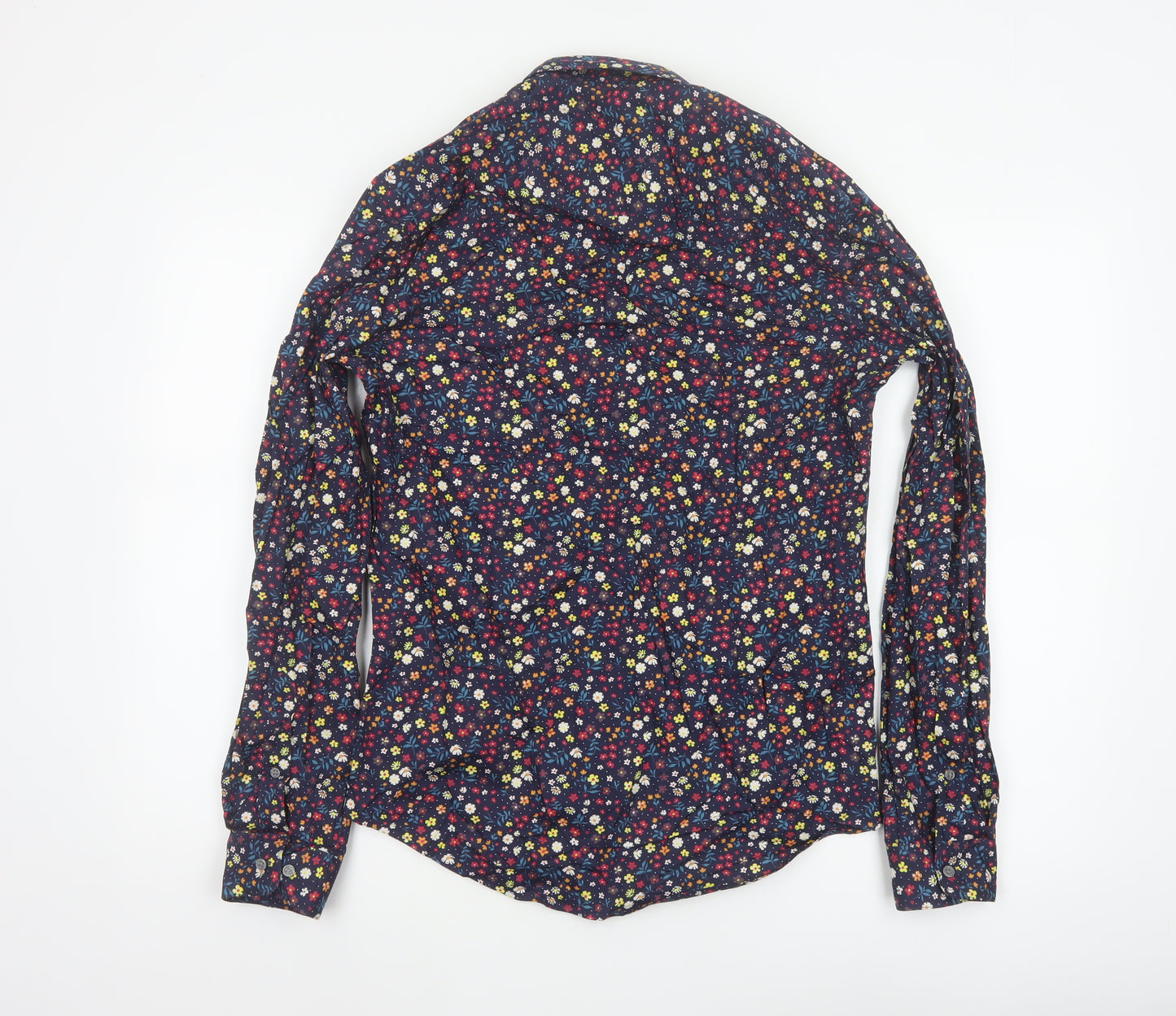 Next Men’s Multicoloured Floral Slim Fit Cotton Shirt Size S