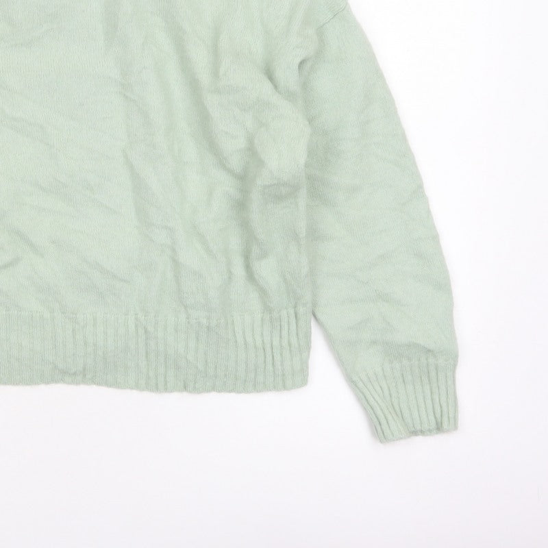 Additional view of Jaeger Women’s Green M Mock Neck Raglan Knit jumper