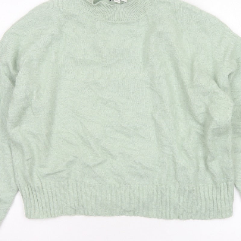 Additional view of Jaeger Women’s Green M Mock Neck Raglan Knit jumper