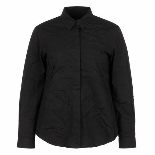 ASOS Design Women’s Black UK 10 Basic Long Sleeve Button-Up Shirt