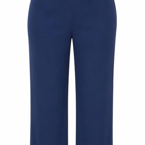 Jacques Vert Women's Blue UK 18 Wide-Leg Tailored Dress Trousers