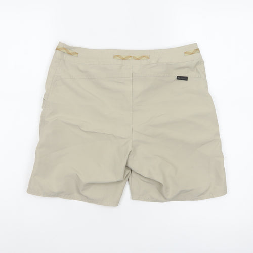 Quechua Women’s Beige Hiking Shorts UK 8 EU 36 Lightweight Drawstring