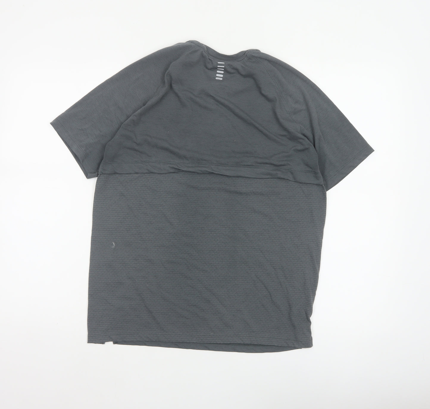 Under Armour Men’s Grey Medium Streaker Running Jersey T-Shirt