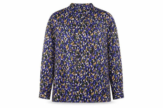 Marks and Spencer Women Multicoloured Leopard Print Blouse UK 22