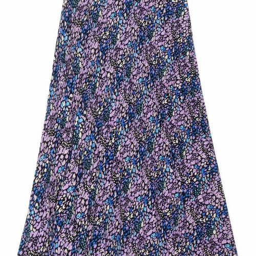 M&S Women’s Multicoloured UK 8 Animal Print Maxi Flare Skirt