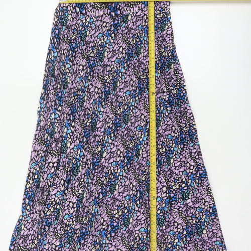 M&S Women’s Multicoloured UK 8 Animal Print Maxi Flare Skirt