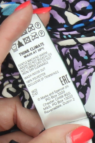 M&S Women’s Multicoloured UK 8 Animal Print Maxi Flare Skirt
