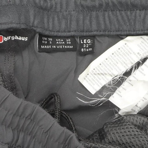 Berghaus Men’s Grey Stretch Outdoor Trousers UK 30 L32 Regular