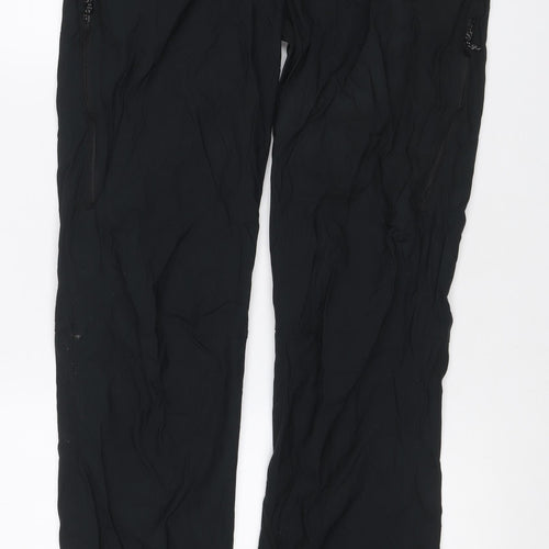 Berghaus Men's Black 34W 34L Waterproof Rain Trousers Zip Pockets