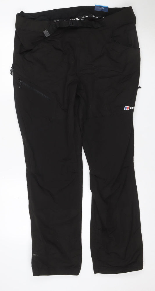 Berghaus Men's Black M Snow Pants 32in Leg Water Resistant Trousers