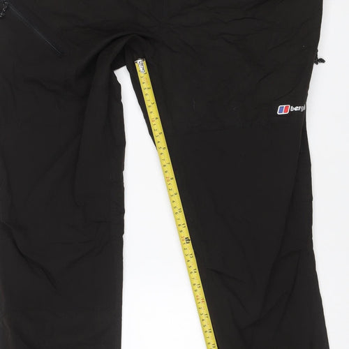 Berghaus Men's Black M Snow Pants 32in Leg Water Resistant Trousers