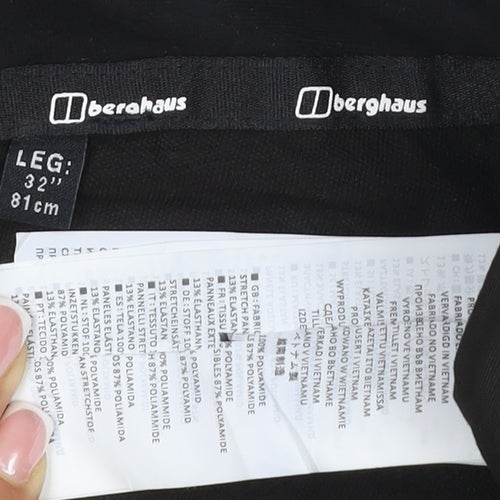 Berghaus Men's Black M Snow Pants 32in Leg Water Resistant Trousers