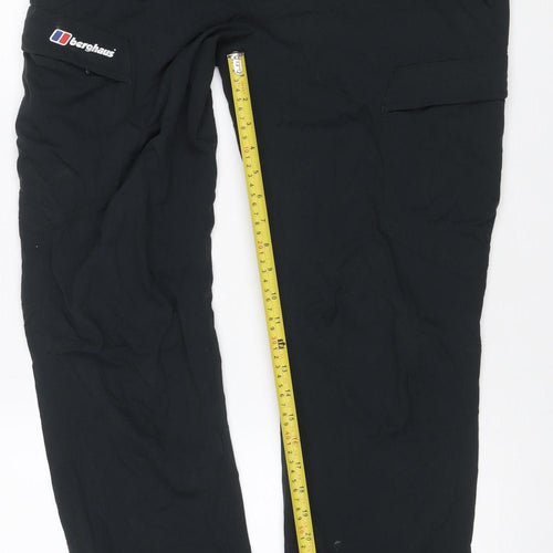 Berghaus Men’s Black Hiking Trousers L 34in Waist 32in Leg
