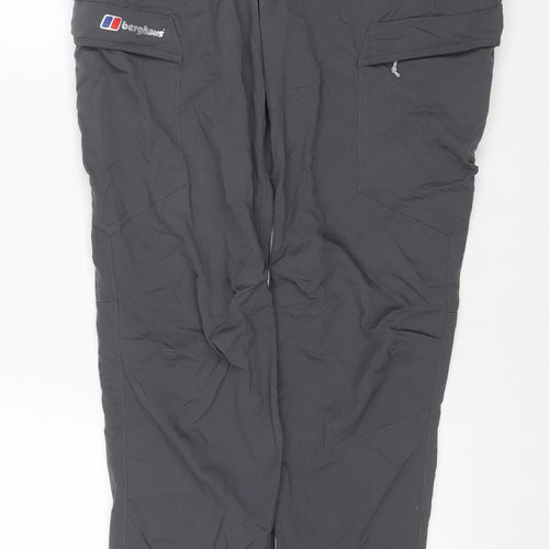Berghaus Men’s Grey Pants UK 34 W34 L32 Water Resistant