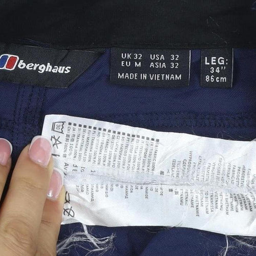 Berghaus Men’s Blue 32in Waist 34in Leg Outdoor Trousers
