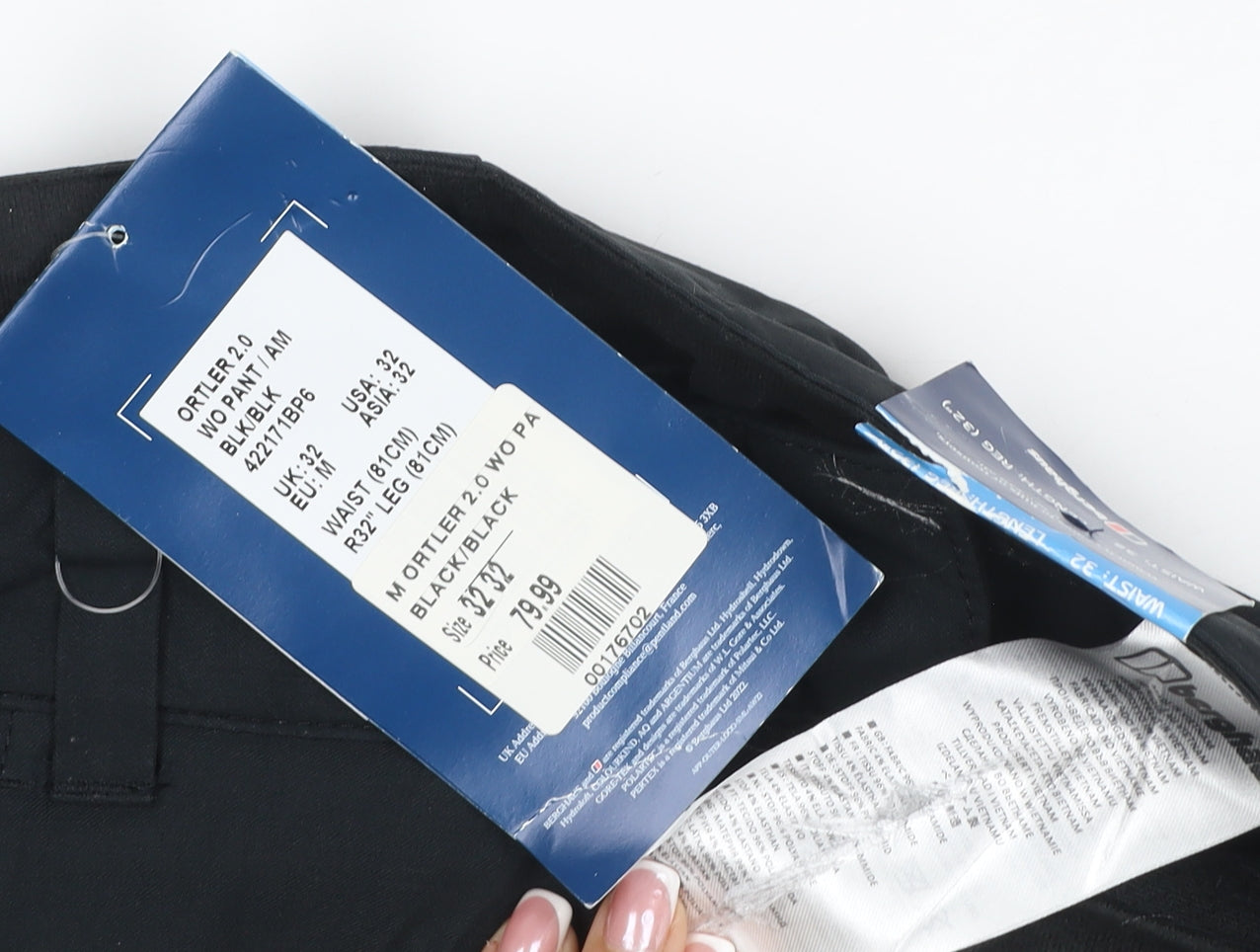 Berghaus Women’s Black Size 32 Ortler 2.0 Hiking Trousers