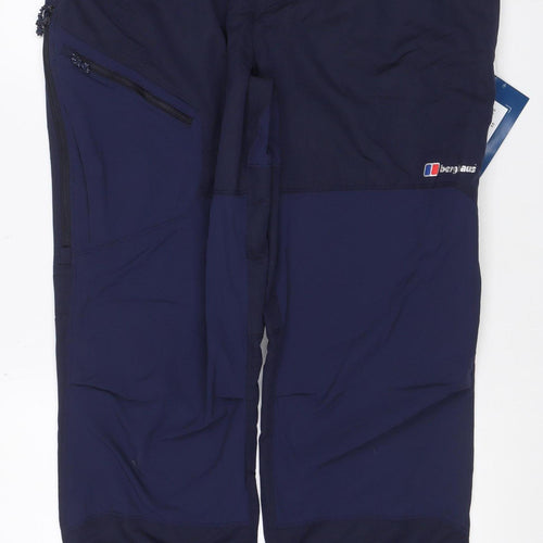 Berghaus Women’s Navy UK 14 32in Cargo Walking Trousers Belted
