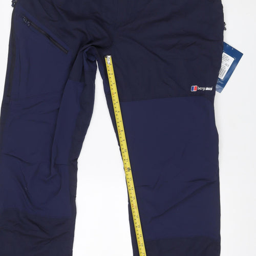 Berghaus Women’s Navy UK 14 32in Cargo Walking Trousers Belted