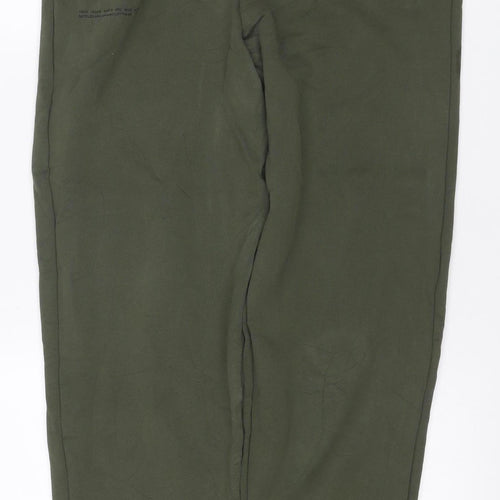 Pangaia Women Green L Organic Cotton Sweatpants Jogger Elastic Waist